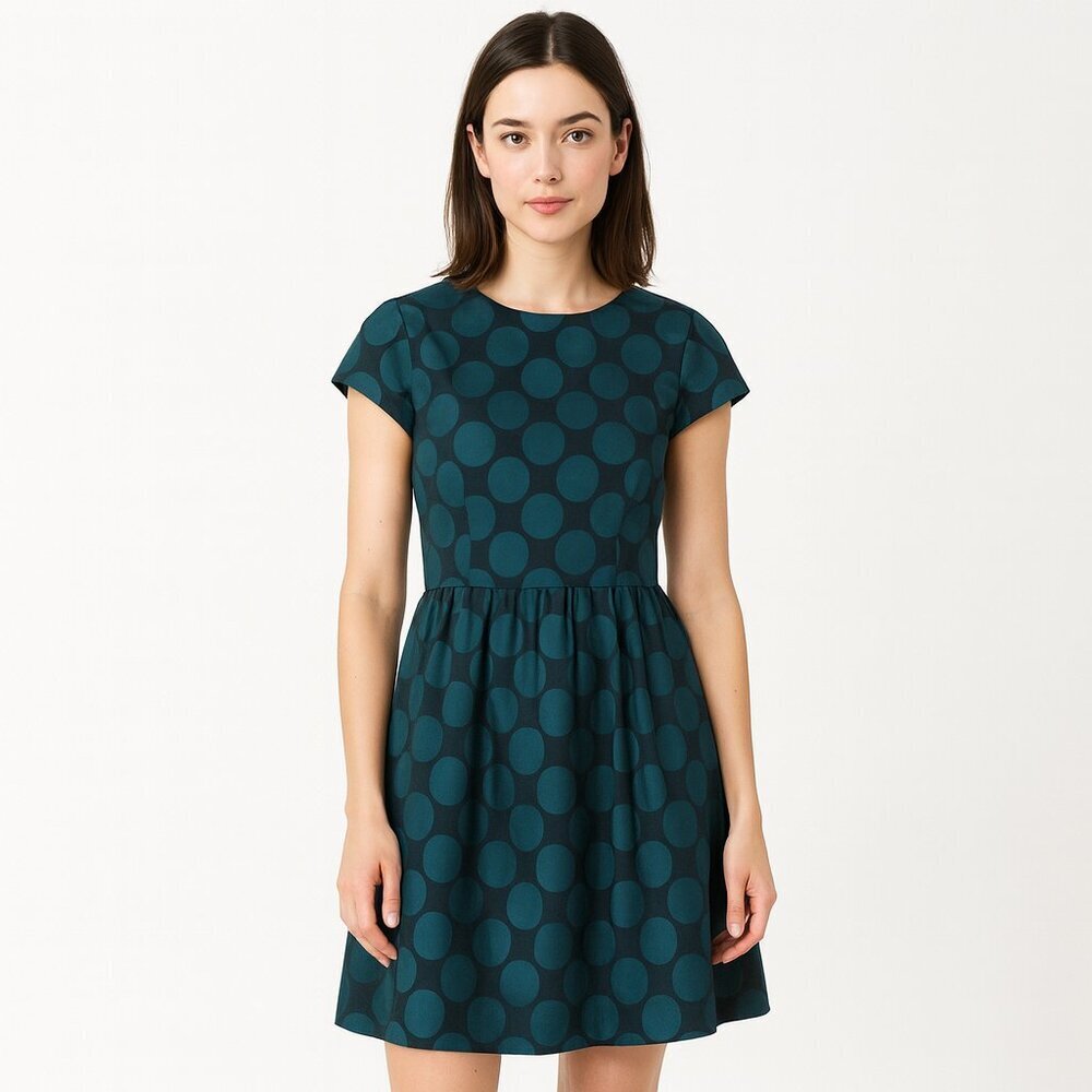 Label by Five Twelve | Teal Polka Dot Dress